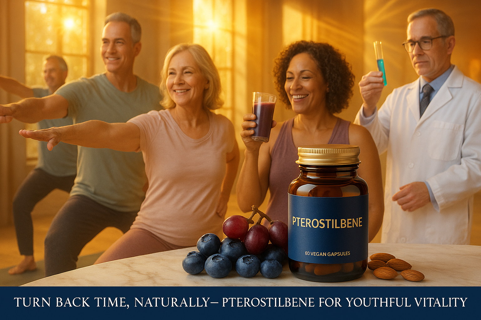 pterostilbene for anti-aging