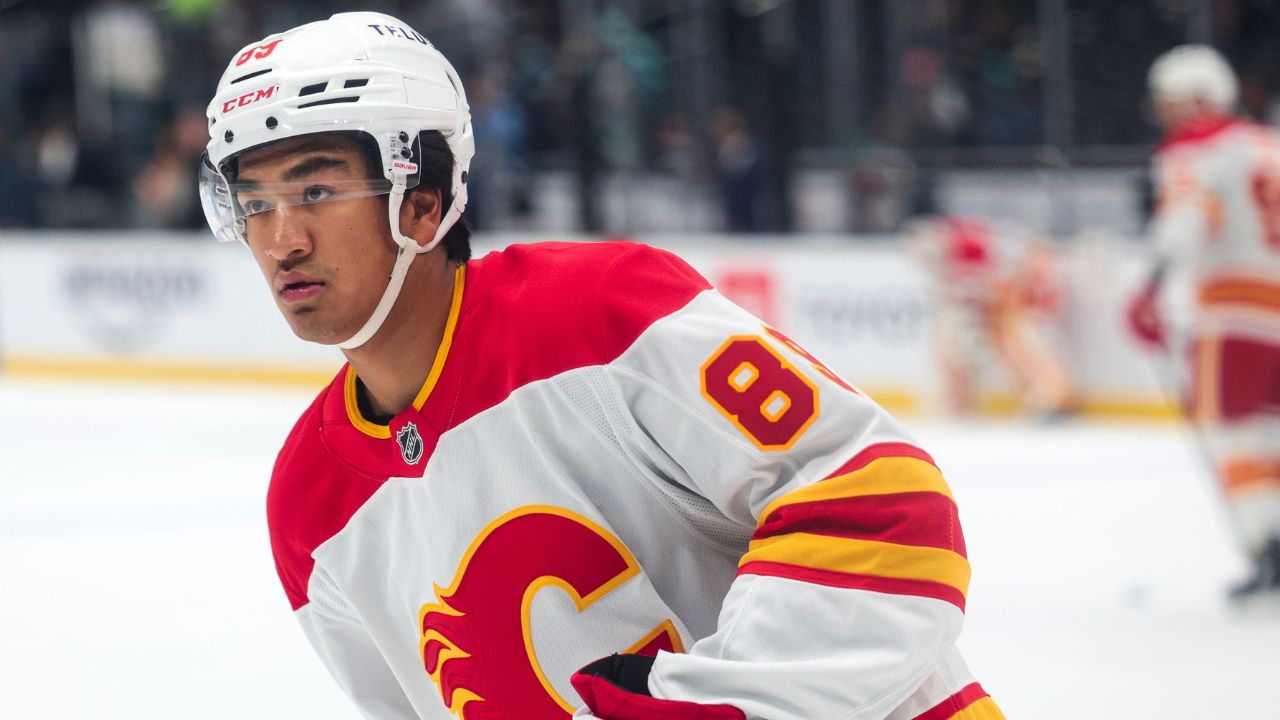 Zayne Parekh not on Flames rookie-camp roster for precautionary reasons