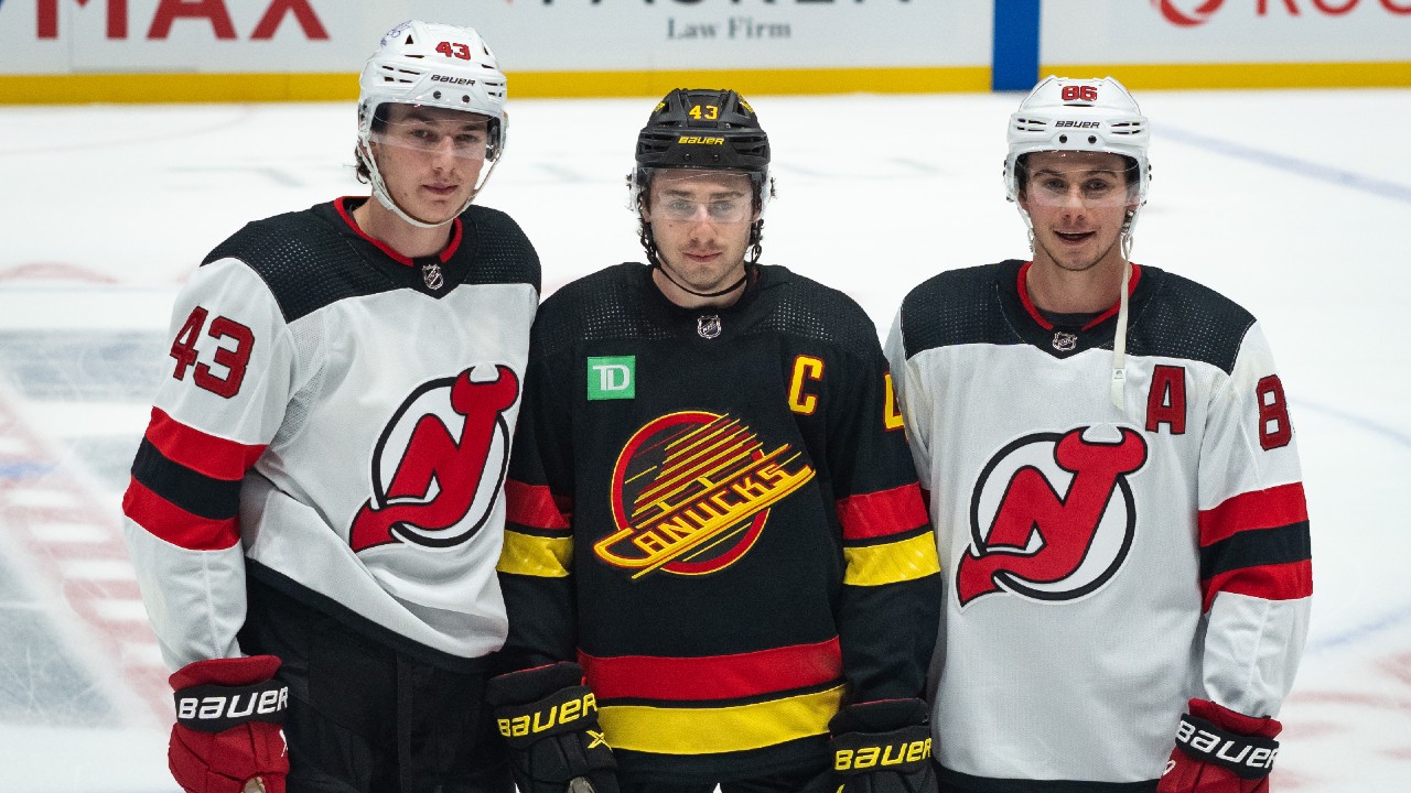 Jack Hughes would ‘love’ to play with Quinn, confident Luke stays with Devils